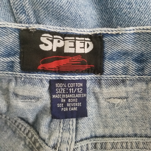 Vintage Y2K Denim Button Fly High Waisted Shorts 11/12 - Picture 5 of 5